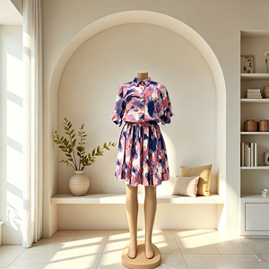 Abito Jalabiya Arabo Mediorientale con Perle e Paillettes Ricamate, <span class=keywords><strong>Abbigliamento</strong></span> Femminile Musulmano per il Ramadan - Product Image 5