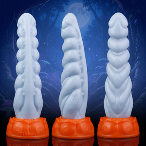 Dildo double couche coloré en silicone épais avec ventouse pour entraînement anal et vaginal, jouet sexuel pour adultes débutants - Product Image 3