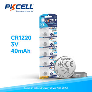 Pile bouton au lithium PKCELL Cr1220 3v Cr1220 Cr2032 <span class=keywords><strong>Cr2016</strong></span> pour montre, échantillon gratuit - Product Image 1
