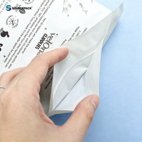 Emballage en sachet plastique en gros pour échantillons de produits dentaires, sachets à fermeture à 3 côtés, faciles à ouvrir