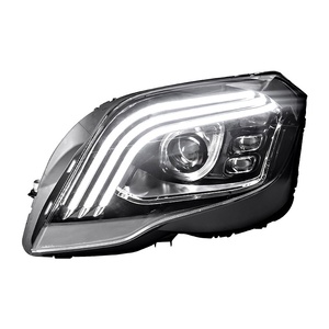 GLK 13-15 Headlight Assembly for With Style Flowing Turn Signal Light 12V <b>H4</b> Bulb GLK300/260/200 Brand New Headlight Assembly - Product Image 4