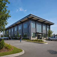 Bâtiment de bureaux préfabriqué en structure métallique, construction modulaire commerciale multi-étages, ossature métallique pour centre d'affaires