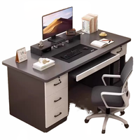 Ensemble de chaise de bureau modulaire moderne en MDF durable avec tiroirs, garantie 5 ans, idéal pour usage commercial, adapté aux appartements, sain et durable