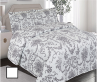 Nouvelle couette imprimée de style pastoral coréen, couvre-lit pour le printemps et l'automne, couture fine, personnalisation des couleurs