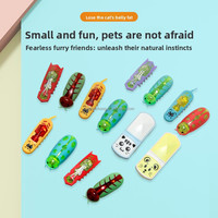 Neues Großhandelsangebot: Interaktives Smart-Katzenspielzeug – Wurm, kleines Indoor-Laserspielzeug inspiriert von Animationsfilmen, auch für Hunde geeignet
