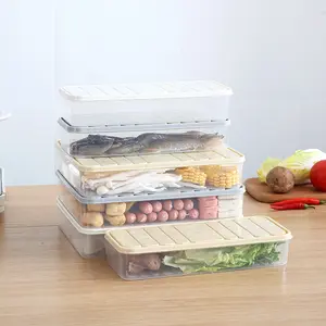 Stackable Household Kitchen Storage Box Sealed Dustproof Moisture-Proof Frozen Food Preservation Box