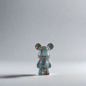 WAWA TECH ファッションデザイン バイオレントベア型 水転写印刷 カラー ヘンプグラインダー タバコ粉砕機 - Product Image 5