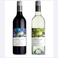 Autocollants personnalisés pour bouteilles de vin, autocollants en vinyle imperméable de haute qualité avec dorure à chaud pour promotions de bière en supermarché, personnalisation de la marque