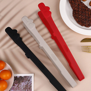 Ustensiles de cuisine, pinces à nourriture en silicone, pinces à pain motif dinosaure, pinces de cuisine de 11 pouces pour la cuisson, les salades, le barbecue - Product Image 4