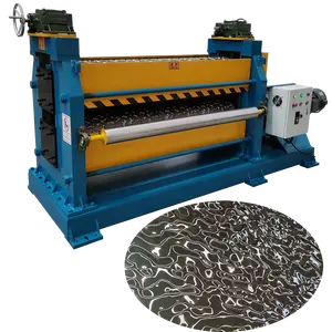 Fashionable Water Ripple Stainless Steel plate Decorative Sheet Embossing Machine for ceiling