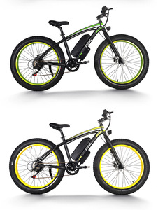 26 Inch Wide Tire Electric Bike Single Speed Lithium Battery Disc Brake Steel Frame <strong>Powerful</strong> Sport <strong>Ebike</strong> for Adults - Product Image 5