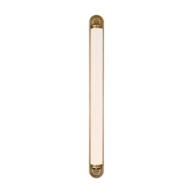 Nordic Simple Cylindrical Glass Shape Wall Sconce Modern Design Brass Long Lighting Living Room Bedroom Home Decoration Lamp