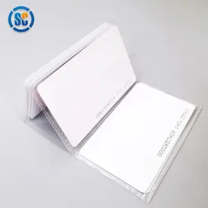 Qualité en gros grande imprimante d'inventaire impression directe carte enduite de jet d'encre de PVC vierge carte nominative carte de crédit d'affaires