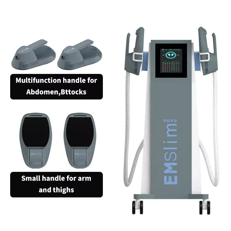 Ems Body Sculpting Machine 4 Handle Emslim Nova Neo Rf Ems Muscle Stimulator Body Sculpt Emslim Machine