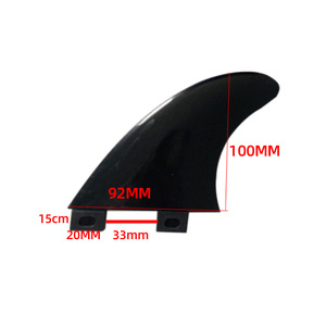 ครีบกระดานโต้คลื่น LCO-SPORT ขนาด 100 มม. รุ่น G5GX วัสดุ PVC ชุดครีบหางกระดานซ้าย กลาง ขวา สำหรับกระดานโต้คลื่นและแพดเดิลบอร์ด - Product Image 1