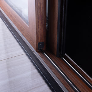 Greensee Champagne Slide Window doppi vetri finestre scorrevoli in lega di alluminio nuovo appartamento moderno orizzontale personalizzato in plastica - Product Image 2