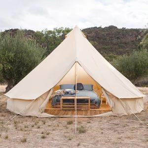 Luxe Grande Taille 4M 5M <span class=keywords><strong>Tipi</strong></span> Yourte Glamping Tente En Plein Air Famille Camping Toile Cloche Tente - Product Image 6