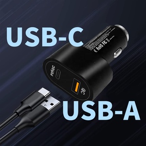 شاحن سيارة كهربائي 84 واط USB C PD & QC منفذ مزدوج سريع وآمن OTP 13/ww Pro مصباح سجائر متوافق مع - Product Image 5