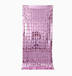 Neuer Pailletten-Glitzer Fotohintergrund Party-Lametta Fransen Quadratischer Folienvorhang - Product Image 1