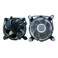 Ventilateur de refroidissement CPU, radiateur pour processeur INTEL LGA775 LGA 1155 1156 1150 4 broches, ventilateur de refroidissement pour ordinateur DC 12V
