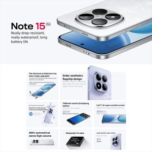Teléfono Móvil Xiaomi Redmi Note 15 Pro 5G, 8GB 256GB, Pantalla de 6.83 Pulgadas, 120Hz, Dimensity 7400 Ultra, 7000mAh, NFC - Product Image 5