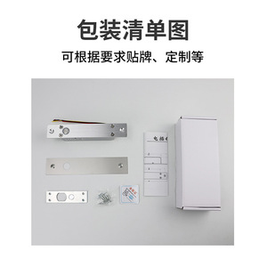 Four Wire Low Temperature Mini Electric Bolt Lock 12V 24V Delay Adjustable Office Door Security Lock - Product Image 3