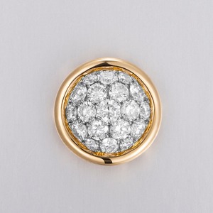 เพชรเลี้ยงในห้องปฏิบัติการ ทองคำแท้ 14K ทรงกลมเจียระไนแบบบริลเลียนท์ จี้ CaiMao สำหรับวันครบรอบ งานแต่งงาน งานหมั้น เครื่องประดับสั่งทำพิเศษ - Product Image 1
