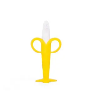 Spazzolino da denti per bambini a forma di Banana in Silicone senza BPA