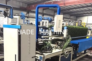 Cỏ nhân tạo tường Chuỗi liên kết hàng rào Máy cuộn Chuỗi liên kết hàng rào thanh dây lưới dệt máy - Product Image 2