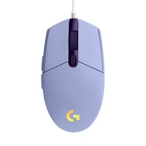 Logitech G102 kablolu oyun fare optik oyun marka fare logitech fare G102 PC için