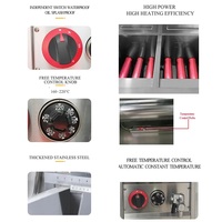 73B Commercial Restaurant Friteuse 35L Chauffage Poulet Broasté Machine Réglable Gaz GPL Contrôle de Température Etat Neuf