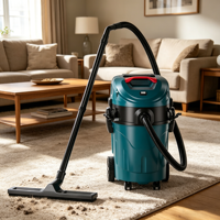Aspirateur industriel haute puissance 1400W 19KPa avec fil, sans sac, double cyclone, pour le nettoyage des tapis, des sols, des canapés et des poils d'animaux à la maison