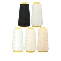 Fil à coudre 40S/2 100% polyester haute ténacité multicolore pour machine, personnalisable OEM