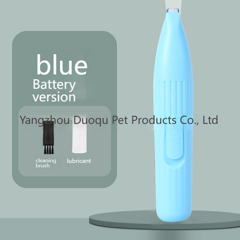 Modello con batteria blu