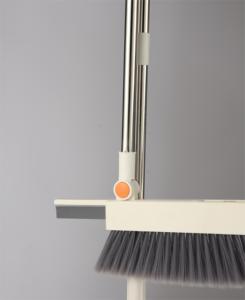 Ensemble <span class=keywords><strong>balai</strong></span> et pelle ergonomique multifonctionnel avec manche en acier inoxydable de 93 cm pour le nettoyage <span class=keywords><strong>professionnel</strong></span> - Product Image 4