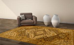 พรมไหมพรมขนแกะถักมือขนาดกลางที่ทันสมัย, หรูหรากันรอยเปื้อนกันลื่นในห้องนั่งเล่นห้องนอนของบ้าน - Product Image 2