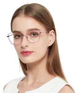 jant yuvarlak gözlük Suppliers-Iyi kalite yuvarlak tam jant metal paslanmaz çelik optik gözlük gözlük çerçeveleri