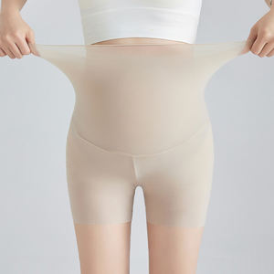 3019 gros taille haute enceinte court été zéro sentiment glace soie <span class=keywords><strong>culotte</strong></span> pour femme Ultra mince <span class=keywords><strong>maternité</strong></span> sécurité pantalon - Product Image 5