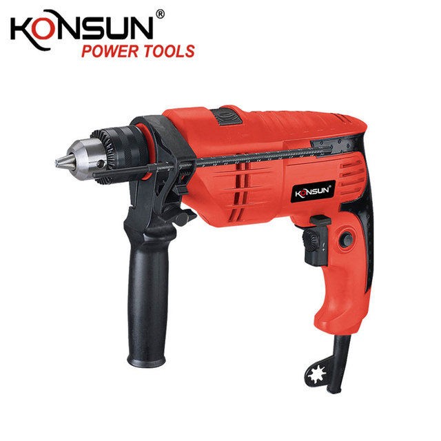 KONSUN 850W Professional Electric Corded Impact Drill 13mm Industrial/Home Use Variable Speed Heavy-Duty OEM Customizable