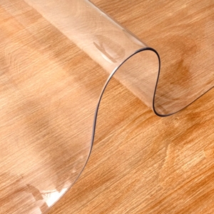 Tappetino da tavolino in <span class=keywords><strong>vetro</strong></span> morbido in Pvc multifunzione da <span class=keywords><strong>tavolo</strong></span> con protezione da scrivania in plastica trasparente - Product Image 1
