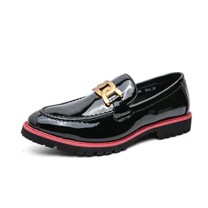 Lightweight Casual Loafers Leather Men Shoes Italian Stylish Dress Formal Man Driving Shoes