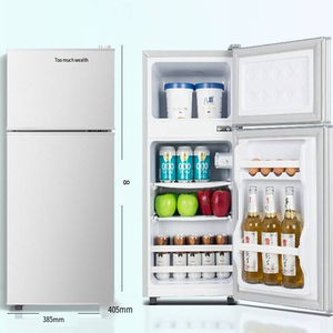 Frigorifero a <span class=keywords><strong>Doppia</strong></span> <span class=keywords><strong>Porta</strong></span> a Basso Consumo Energetico e Silenzioso per Casa, Mini Frigo Affidabile con Raffreddamento a Zone - Product Image 2
