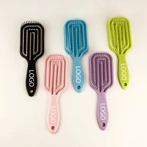 New design flexible quick self cleaning magic hair brush, combs/Detangling Brush