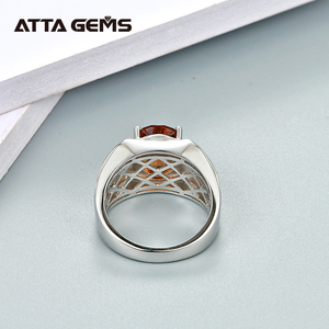 Anelli con Gemma Zultanite per Uomo, Solitario in Argento Sterling 925, Anello con Diaspro Sintetico Taglio Ovale che Cambia Colore, Gioielli Raffinati - Product Image 5