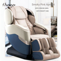 Fauteuil de massage haut de gamme 4D avec pétrissage et tapotement, têtes en silicone de qualité médicale, bras en acier de qualité automobile, rail super long de 135 cm
