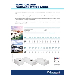 Tanque de Agua de Plástico HDPE Blanco/Neutro para Barcos, Campers, Autocaravanas, Caravanas, Remolques, Uso Doméstico, 94 Litros, Resistente al Calor, Piezas para RV - Product Image 4