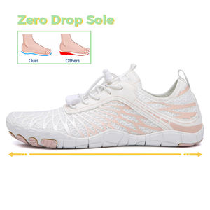 Chaussures d'eau athlétiques respirantes unisexes pour la plage, la marche, la navigation de plaisance, la randonnée, chaussures pieds nus, logo personnalisable, baskets larges pour l'extérieur - Product Image 3