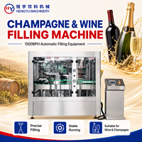 Machine automatique de bouchage de bouchons de champagne, système d'embouteillage isobare pour bouteilles de vin mousseux avec cage en fil de fer pour bouchons en T