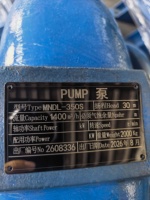 Pompe à corps divisé de 14 pouces pour l'exportation vers l'Afghanistan, avec turbine en fonte ductile résistante à l'usure, facile à utiliser, équipée d'un moteur Weichai