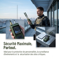 Système de détection radar pour voiture, laser, filet anti-armes, contrepoids, drones GPS, moto, appareil, filet, brouilleur, système, dispositif